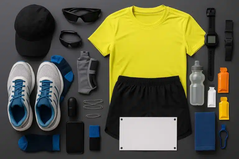 Checklist van de onmisbare uitrusting om een marathon te lopen