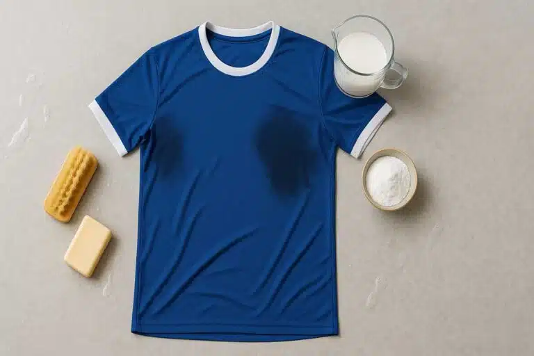 Hoe krijgt u de zweetgeur uit een voetbalshirt?